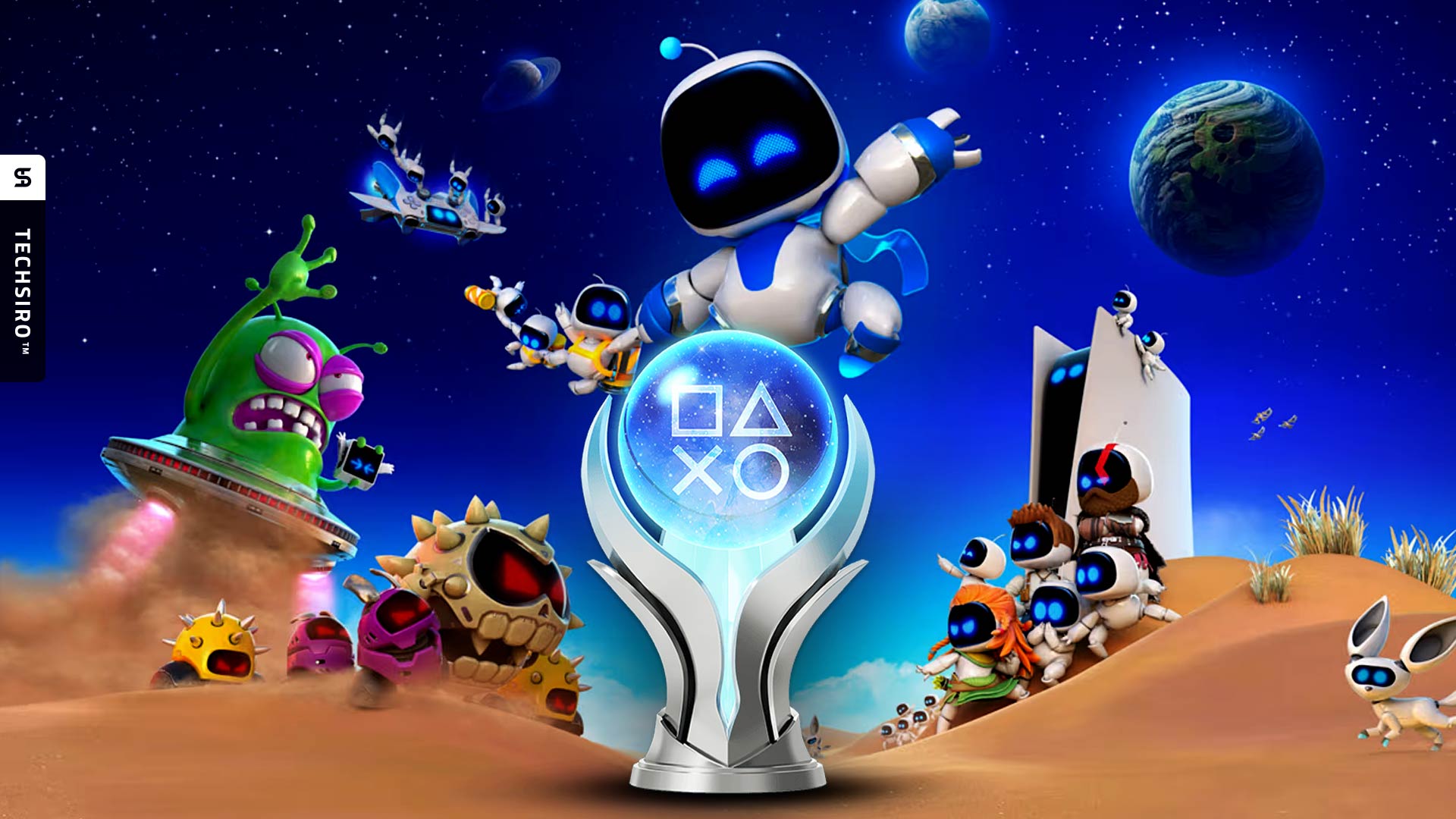 راهنمای تروفی‌های بازی Astro Bot برای PS5