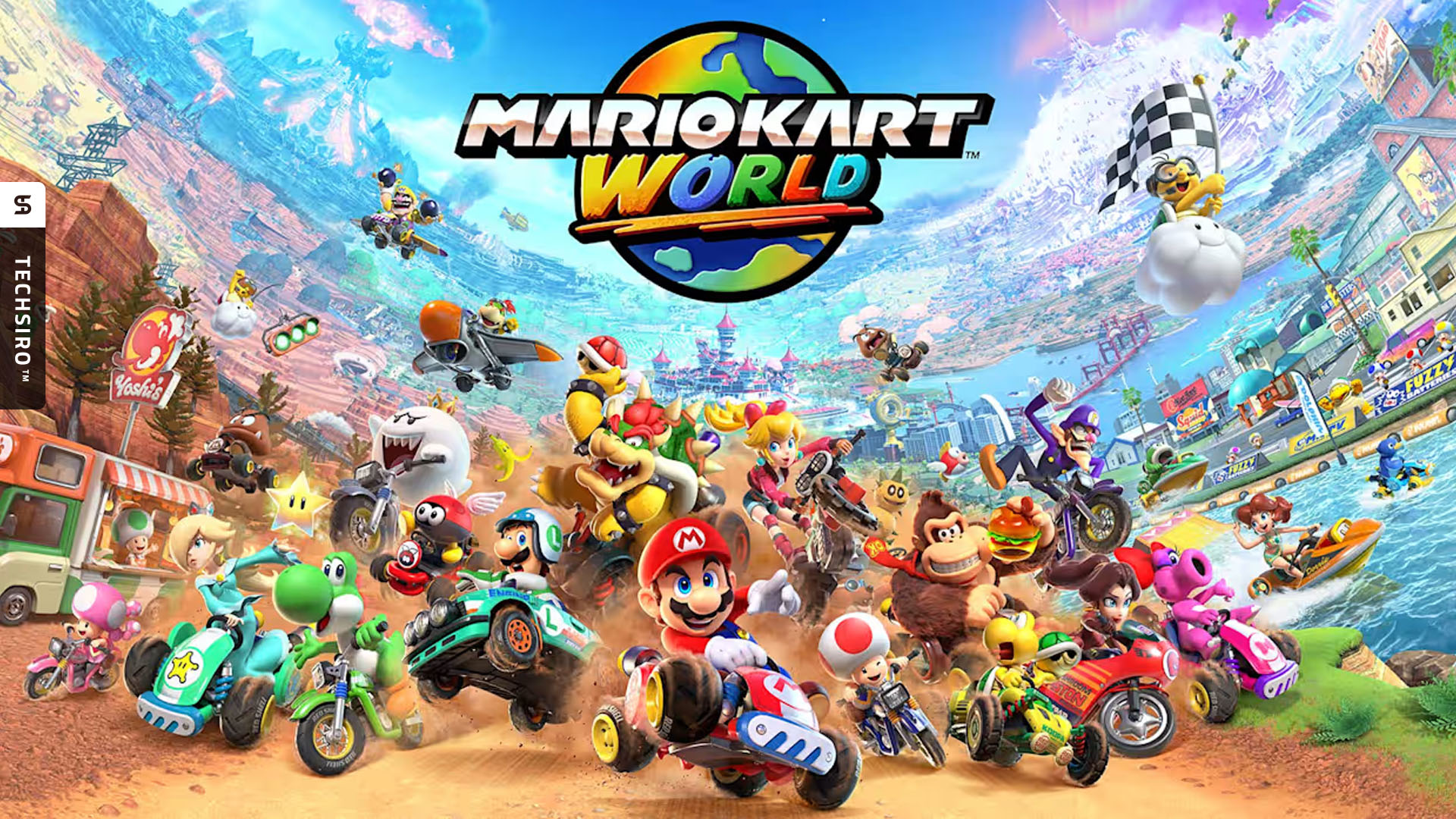 فرمول دوست داشتنی ماریو این بار با جهان باز، نقد و بررسی بازی Mario Kart World