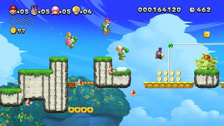 بازی New Super Mario Bros. U Deluxe مخصوص Nintendo Switch