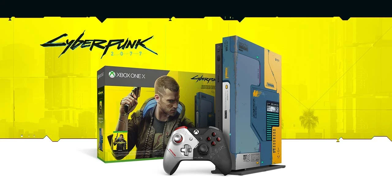 کنسول بازی Xbox One X 1TB باندل Cyberpunk 2077 Limited Edition