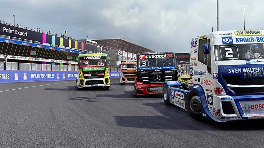 بازی FIA European Truck Racing Championship مخصوص PS4