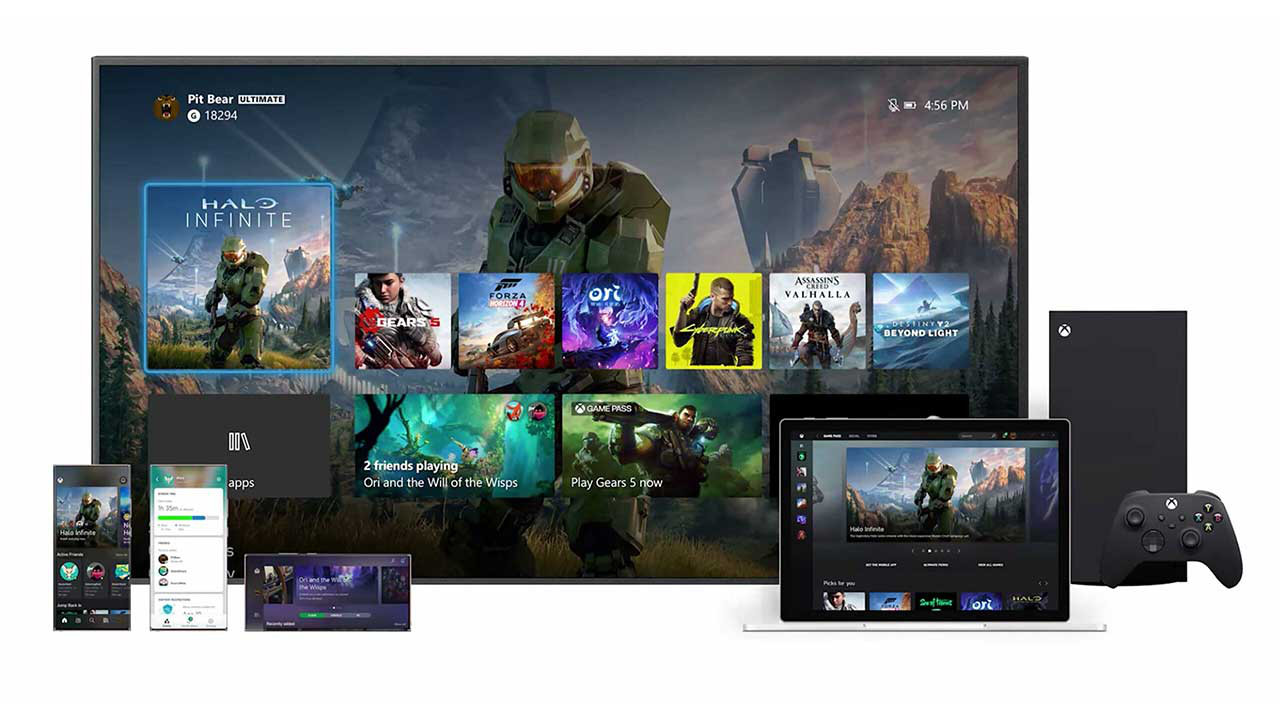 Xbox series x Dashboard