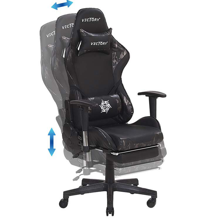 مشخصات ، قیمت و خرید صندلی گیمینگ ویکتوری (Victory) رنگ مشکی تک سیرو