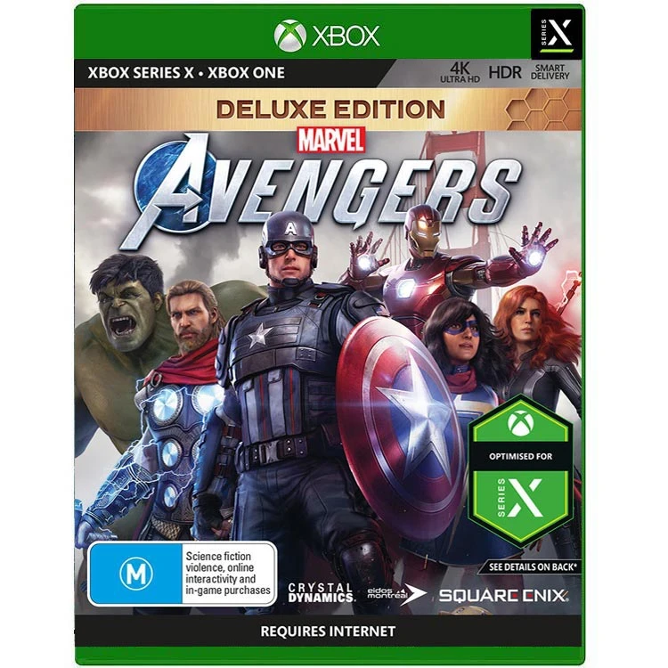 بازی Marvels Avengers نسخه Deluxe Edition برای Xbox Series X