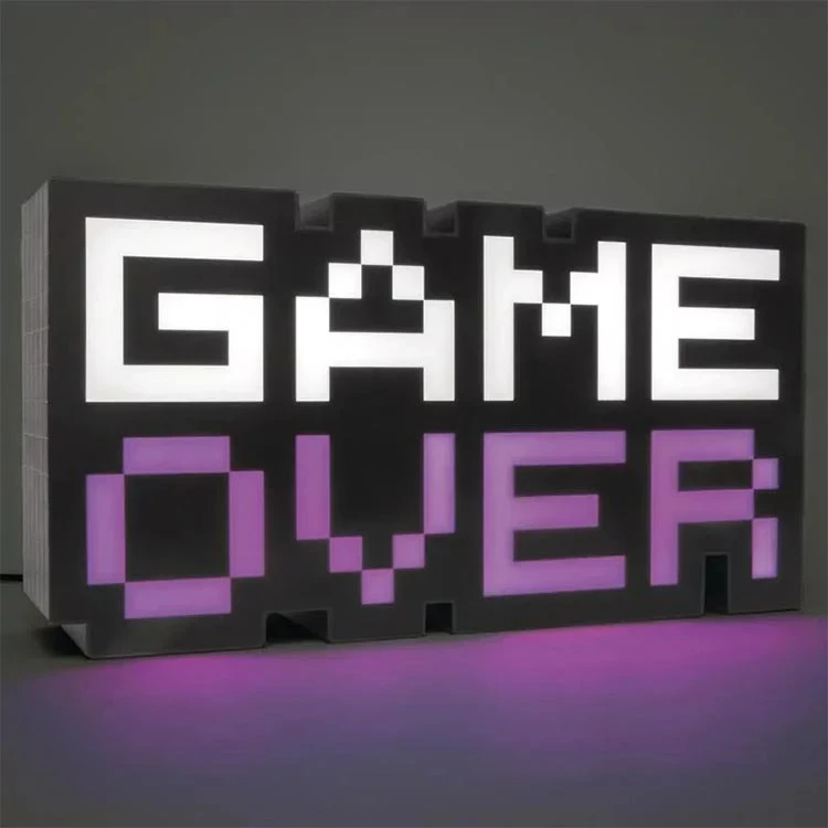 لامپ رومیزی Game Over Light 8-Bit