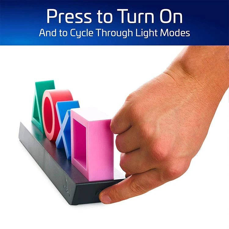 لامپ رومیزی دکمه های پلی استیشن Playstation Icons Light