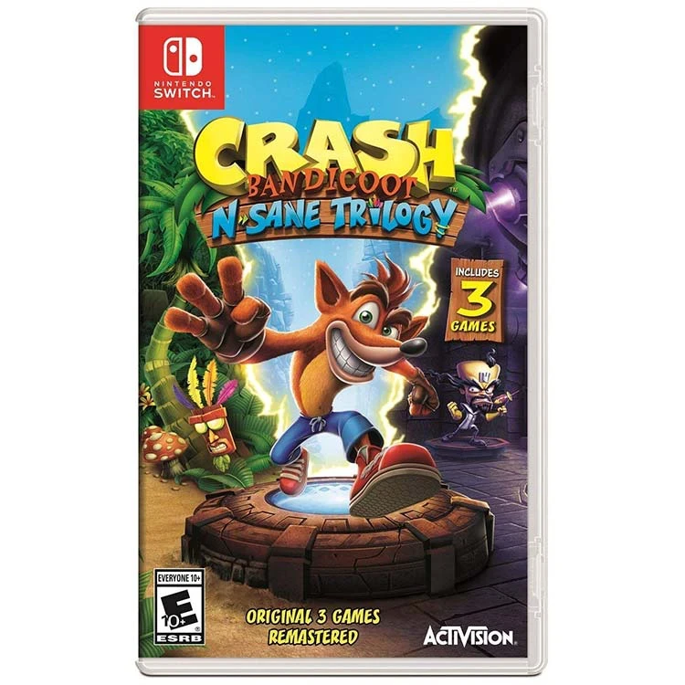 بازی Crash Bandicoot N. Sane Trilogy برای Nintendo Switch