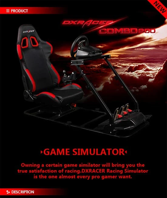 صندلی ریسینگ DXRacer مدل Racing Simulator PS/COMBO/200