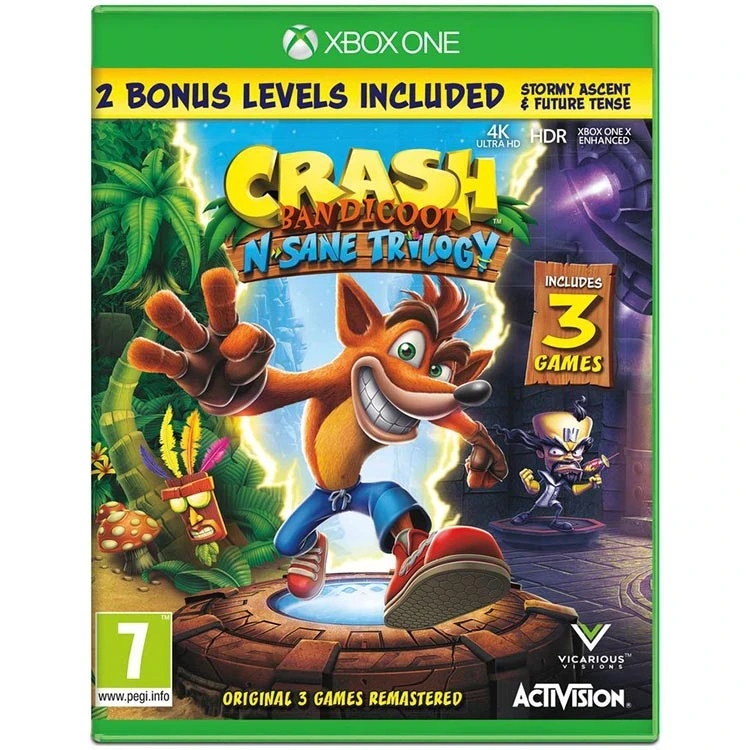 بازی Crash Bandicoot N. Sane Trilogy برای Xbox One