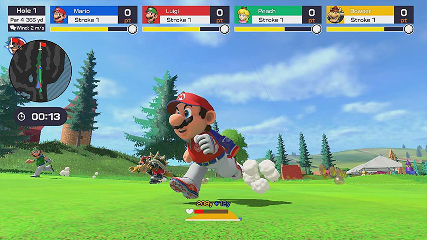 بازی Mario Golf: Super Rush