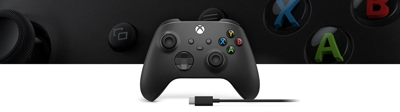 دسته بازی ایکس باکس سری جدید برای Xbox Series X / S با کابل USB-C