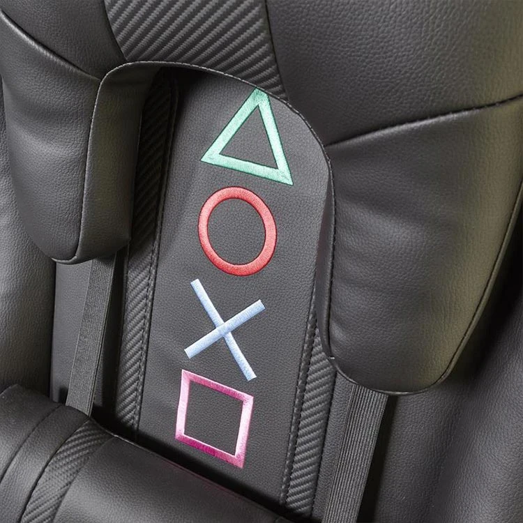 صندلی گیمینگ X Rocker Amarok طرح PlayStation با نورپردازی RGB