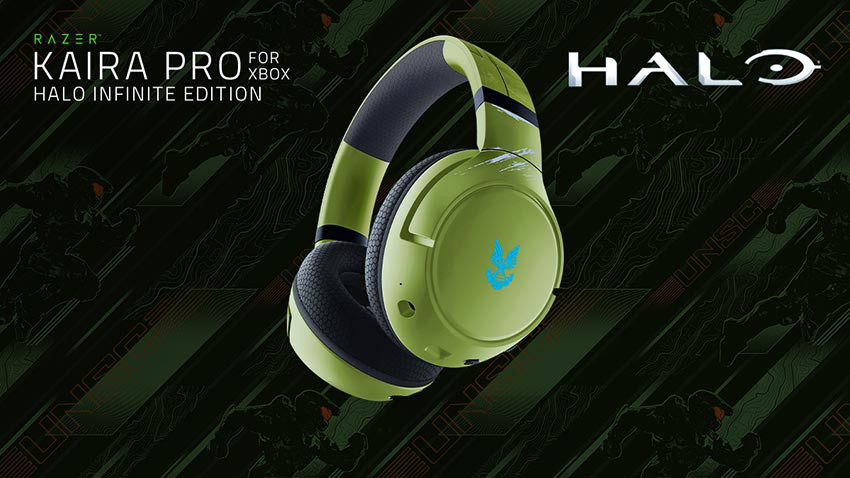 هدست گیمینگ ریزر مدل Razer Kaira Pro Halo Infinite برای XBOX