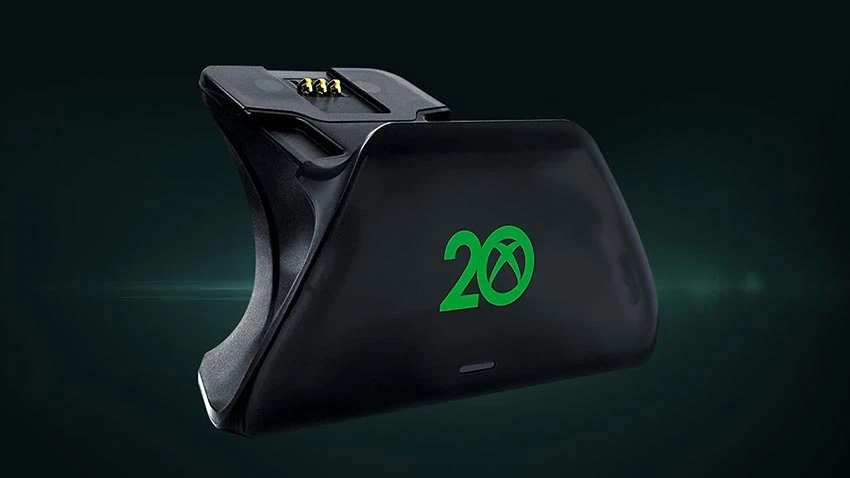 پایه شارژر و باتری ریزر Razer Quick Charging Stand برای XBOX - طرح 20th Anniversary