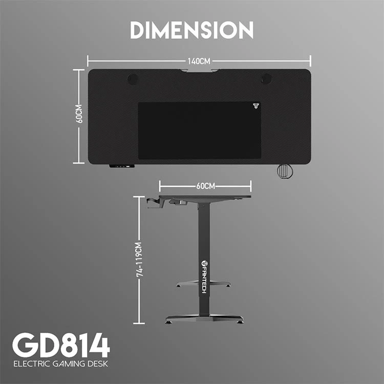 میز گیمینگ هیدرولیکی فنتک مدل Fantech GD-814