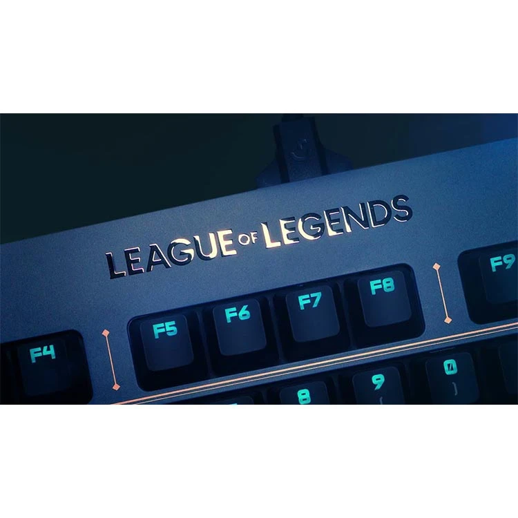 کیبورد گیمینگ لاجیتک Logitech G Pro League Of Legends Edition - سوییچ قهوه ای