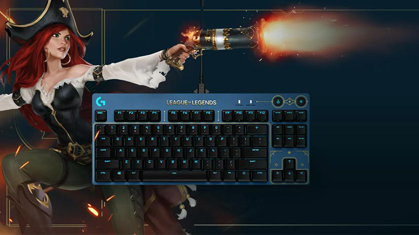 کیبورد گیمینگ لاجیتک مدل Pro Keyboard League Of Legends Edition