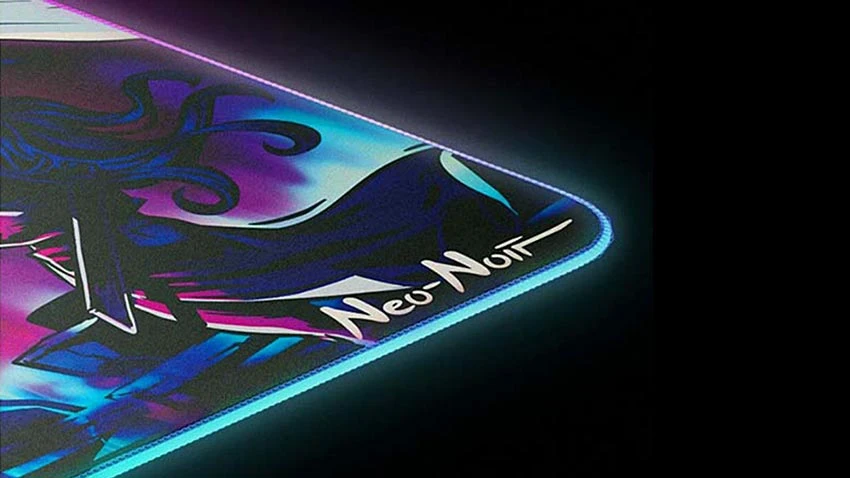 ماوس پد گیمینگ استیل سریز SteelSeries QcK Prism XL Neo Noir Edition