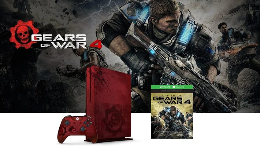 کنسول بازی Xbox One S باندل Gears of War 4 Limited Edition - 2TB