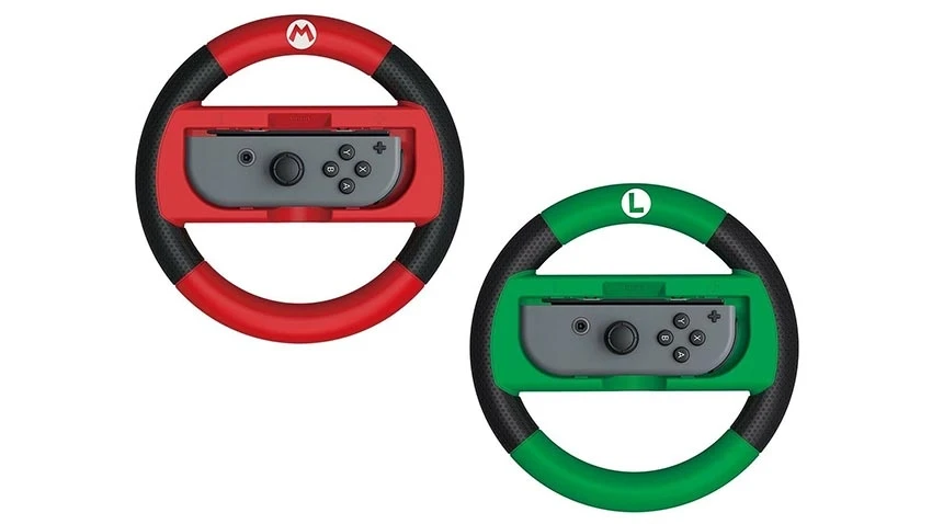 فرمان بازی Hori مدل Deluxe wheel Attachment Mario مناسب Nintendo Switch
