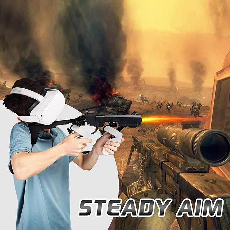 اسلحه بازی Crossmate Magnetic VR Rifle Gunstock مخصوص Oculus Quest 2