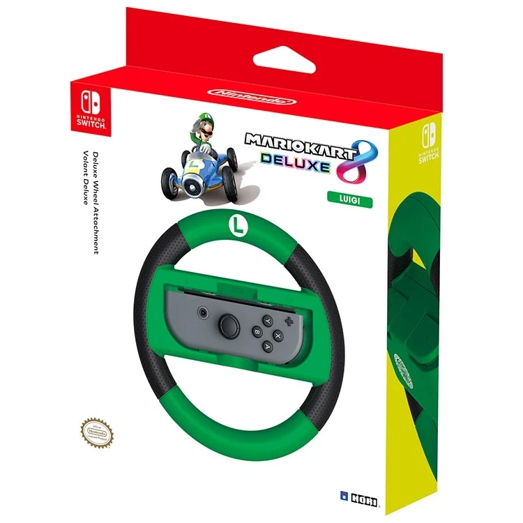 فرمان جوی کان Hori Deluxe wheel Attachment Luigi مناسب Nintendo Switch