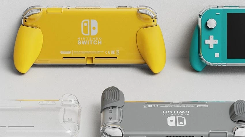 باندل گریپ و کیف حمل Skull and Co برای Nintendo Switch Lite - زرد