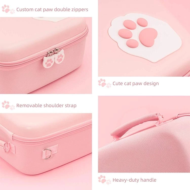 کیف محافظ GeekShare Pink Cat Paw برای Nintendo Switch
