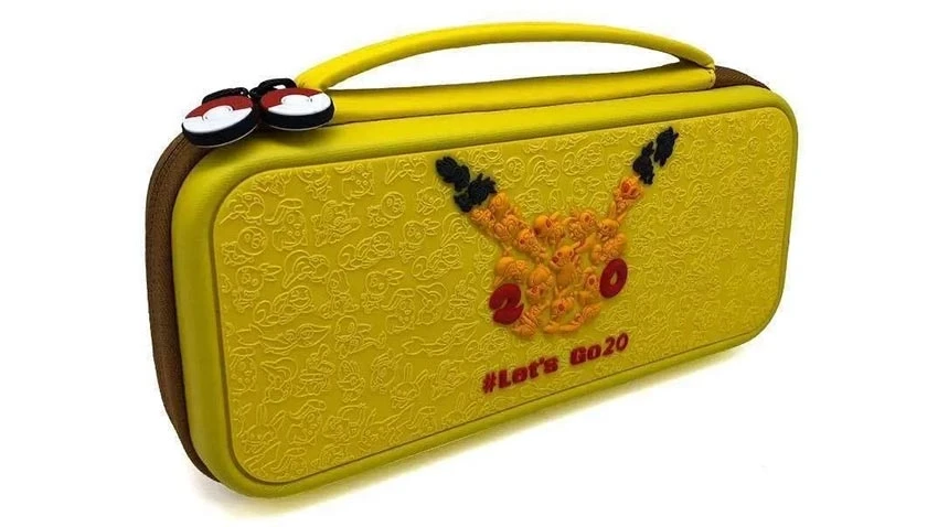 کیف حمل Lets Go 20 Pokemon Pikachu برای Nintendo Switch