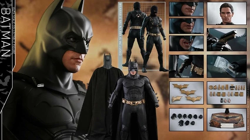 اکشن فیگور Hot Toys Batman Begins 1/4 Scale