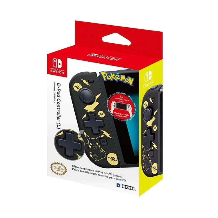 دسته بازی (Hori D-Pad (L طرح Pokemon Pikachu برای Nintendo Switch