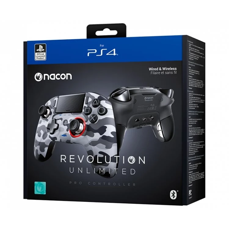 دسته بازی بی سیم Nacon Revolution Unlimited Pro Camo برای PS4