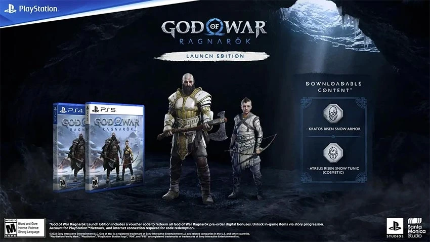 بازی God of War Ragnarok نسخه Launch Edition برای PS5