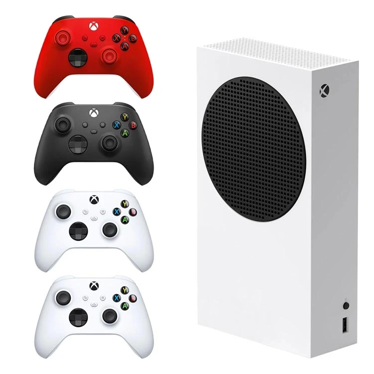 باندل کنسول بازی Xbox Series S به همراه دسته بازی سفید ، مشکی و قرمز