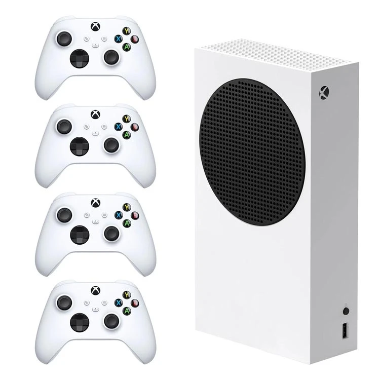 باندل کنسول بازی Xbox Series S به همراه 3 عدد دسته بازی سفید