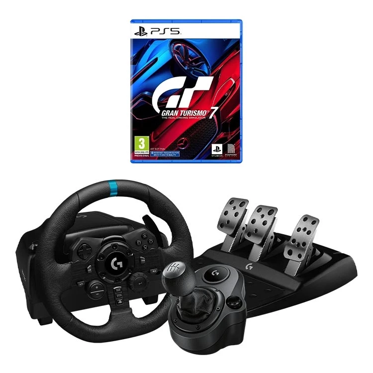 باندل فرمان Logitech G923 به همراه بازی Gran Turismo 7