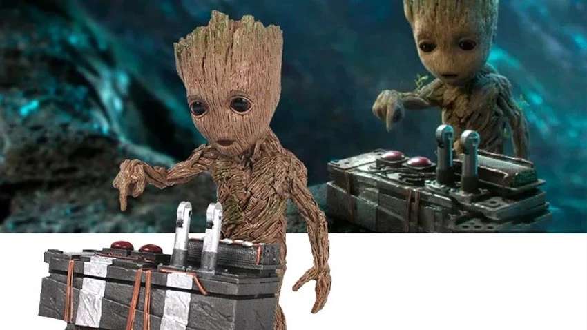اکشن فیگور Guardians of the Galaxy Vol.2 کاراکتر Baby Groot Push Bomb Button