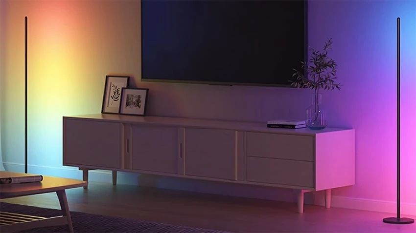 لامپ هوشمند گووی Govee RGBICW Smart Corner Floor Lamp