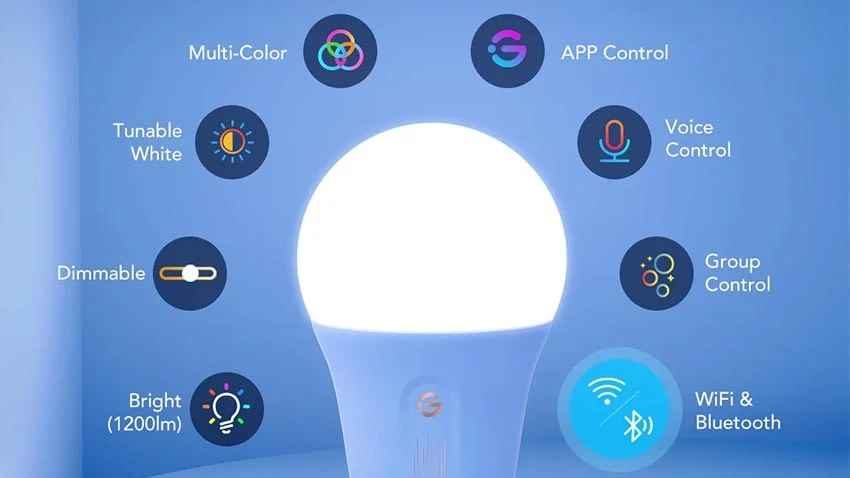 لامپ هوشمند گووی Govee Smart RGBWW Light Bulb