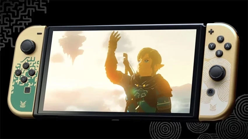کنسول بازی نینتدو سوییچ Nintendo Switch OLED طرح Zelda: Tears of the Kingdom