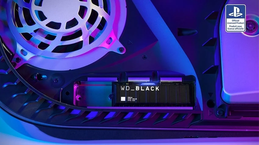 حافظه اس اس دی WD_BLACK SN850 NVMe SSD - 1TB برای PS5