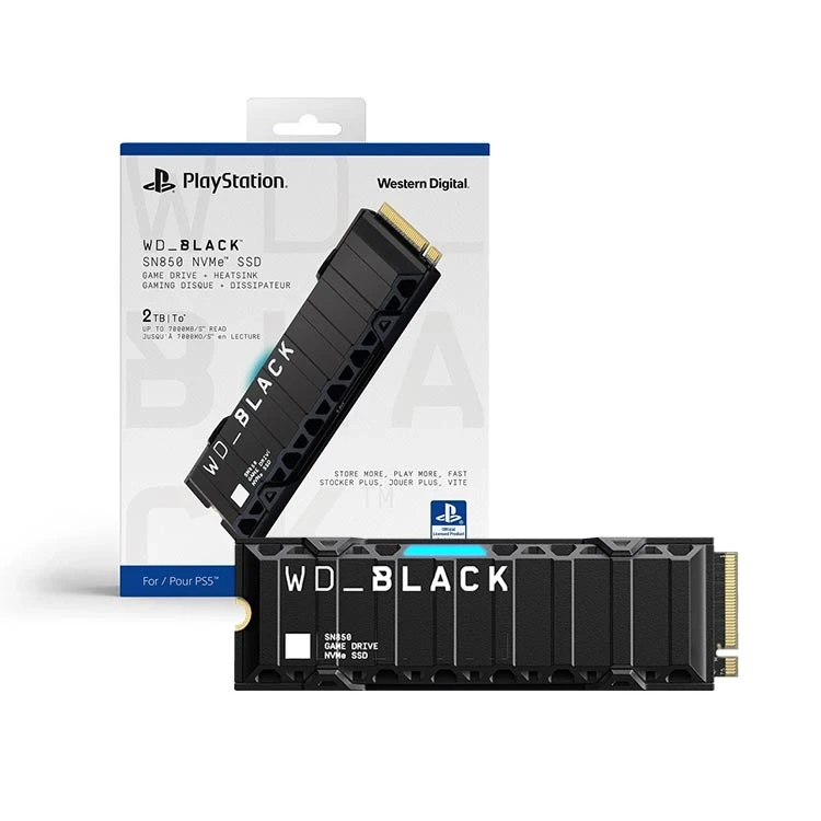 حافظه اس اس دی WD_BLACK SN850 NVMe SSD - 2TB برای PS5