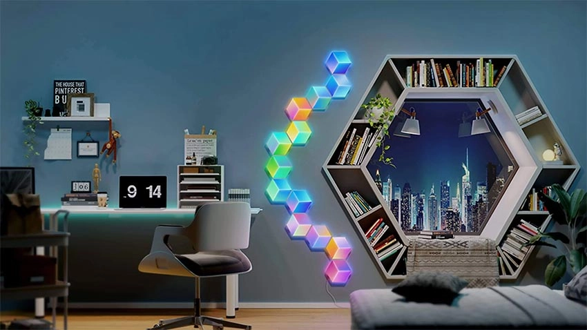 پنل هوشمند روشنایی 10 تیکه Govee Glide Hexa Pro LED Light Panels