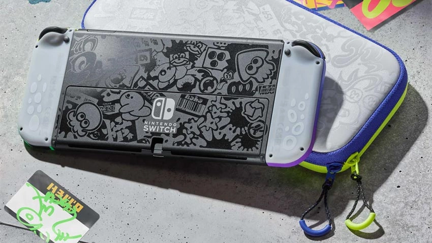 کیف حمل Nintendo Switch طرح Splatoon 3