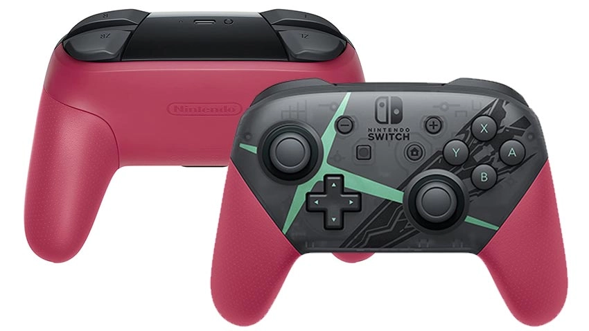 دسته بازی Nintendo Switch Pro High Copy طرح Xenoblade 2