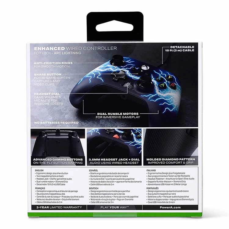 دسته بازی PowerA Enhanced Arc Lightning برای Xbox Series X/S