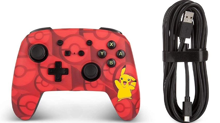 دسته بازی PowerA Enhanced Pikachu برای Nintendo Switch