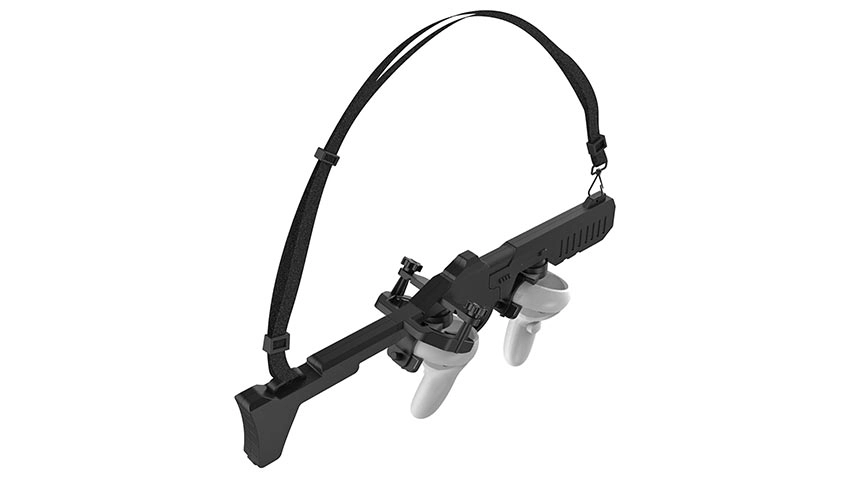اسلحه بازی Crossmate Magnetic VR Rifle Gunstock برای Oculus Quest 2