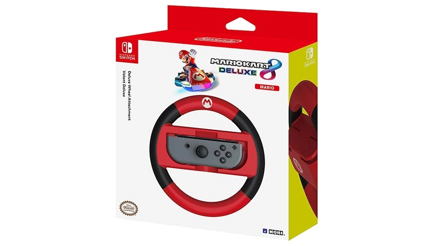 فرمان جوی کان Hori Deluxe wheel Attachment Mario مناسب Nintendo Switch