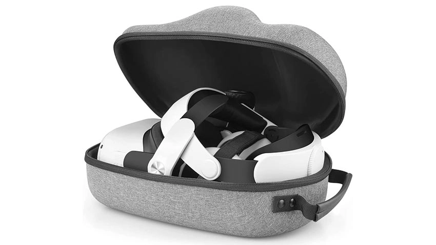کیف حمل برای هدست Oculus Quest 2 - طوسی
